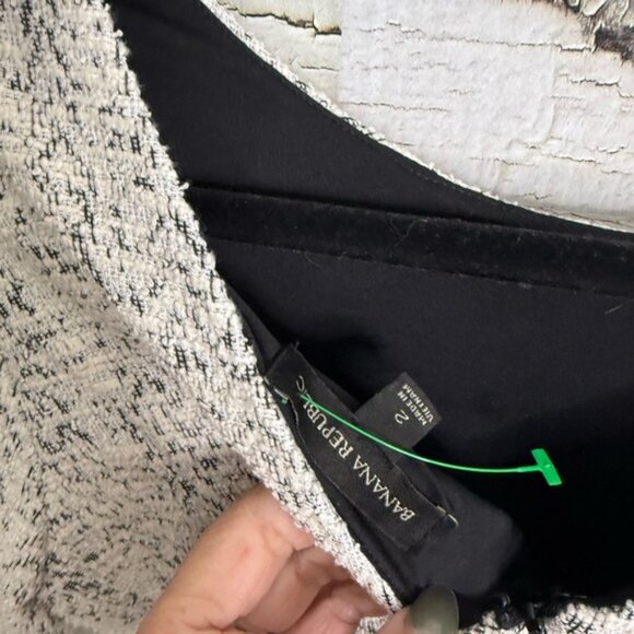 Banana Republic gray tweed Midi Dress size 2 - Picture 4 of 6